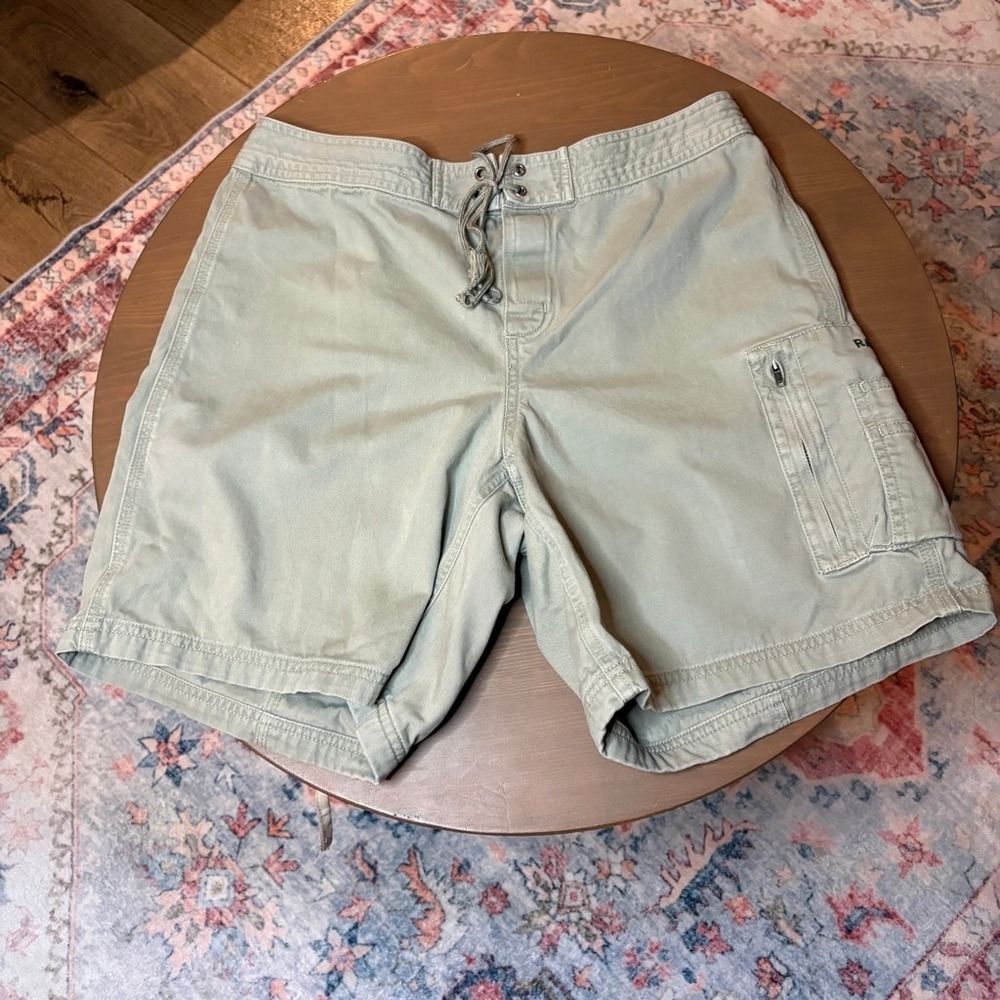 Ralph Lauren Cargo Shorts Vintage Women's Size 8 Khaki Drawstring Waist Cotton